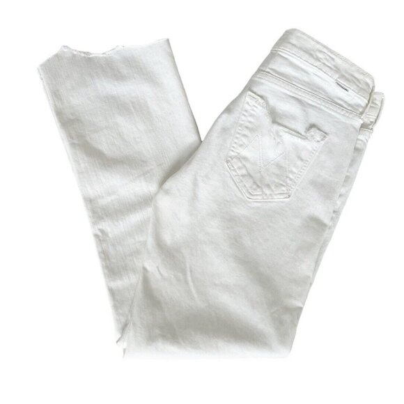 MOTHER Superior Dutchie Ankle Jaws in Almost Innocent White Women's Sz 25 - Picture 13 of 13
